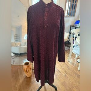 Elegant and Beautiful Sparkly Sparkl Burgundy Dress ** see description for size